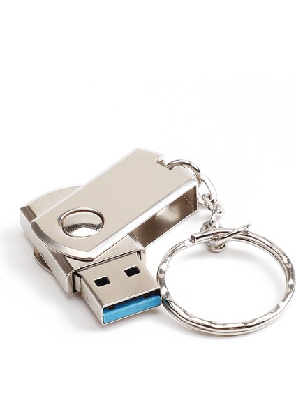Metal USB 3.0 Flash Sürücü Kalem Sürücüsü Pendrive Anahtarlıklı USB Stick Flash Sürücüsü Başparmak Sürücüsü Td Fatty (128GB) (Yurt Dışından)