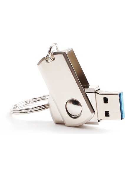 Metal USB 3.0 Flash Sürücü Kalem Sürücüsü Pendrive Anahtarlıklı USB Stick Flash Sürücüsü Başparmak Sürücüsü Td Fatty (128GB) (Yurt Dışından)