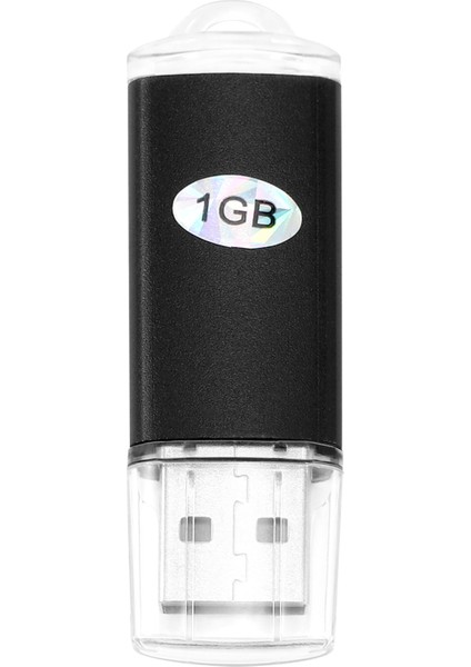 Pc Tv Için USB Bellek Çubuğu Flash Kalem Sürücüsü U Disk Renk:siyah Kapasite:1gb (Yurt Dışından)
