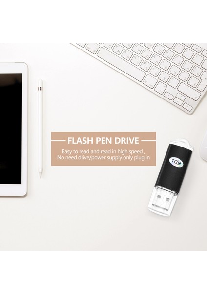 Pc Tv Için USB Bellek Çubuğu Flash Kalem Sürücüsü U Disk Renk:siyah Kapasite:1gb (Yurt Dışından) fiyatları