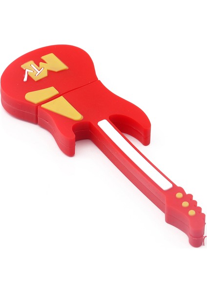 Pvc USB 2.0 Flash Sürücü Kalem Sürücü Pendrive USB Stick Flash Sürücü Başparmak Sürücü Mini Elektro Gitar (32GB) (Yurt Dışından)