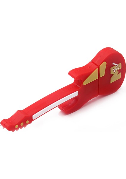 Pvc USB 2.0 Flash Sürücü Kalem Sürücü Pendrive USB Stick Flash Sürücü Başparmak Sürücü Mini Elektro Gitar (32GB) (Yurt Dışından)