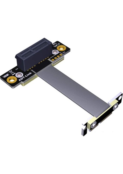 Pcıe 3.0 X1 - X1 Uzatma Kablosu R11SL-TL Çift 90 Derece Sağ Açı Genişletici 8 Gbps Pcı Express 1x Yükseltici Kart, 5 cm (Yurt Dışından)