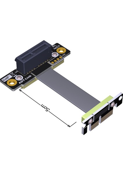 Pcıe 3.0 X1 - X1 Uzatma Kablosu R11SL-TL Çift 90 Derece Sağ Açı Genişletici 8 Gbps Pcı Express 1x Yükseltici Kart, 5 cm (Yurt Dışından) modelleri