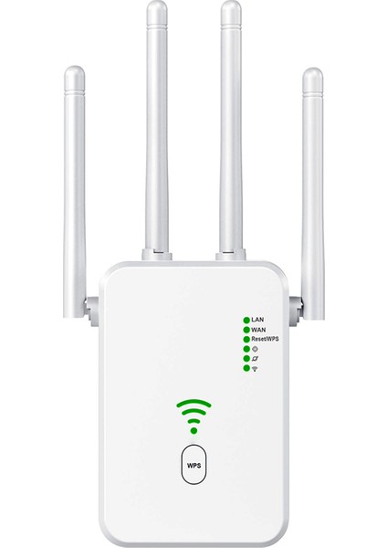 300 M Wifi Tekrarlayıcı 2.4g Kablosuz Yönlendirici Sinyal Güçlendirici Genişletici 4 Anten Yönlendirici Sinyal Amplifikatörü Ev Için (Ab Tak) (Yurt Dışından)