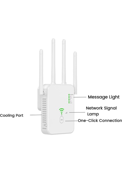300 M Wifi Tekrarlayıcı 2.4g Kablosuz Yönlendirici Sinyal Güçlendirici Genişletici 4 Anten Yönlendirici Sinyal Amplifikatörü Ev Için (Ab Tak) (Yurt Dışından) indirimleri