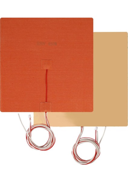 250X250MM 3D Yazıcı Silikon Isıtıcı Ped Fiberglas Kumaş 3D Yazıcı Isıtmalı Yatak 220V 450W 100CM Kablo Uzunluğu (Yurt Dışından)