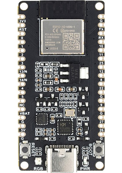 ESP32-H2 Geliştirme Kartı ESP32 H2 Dev Kıt N4 Modülü 4mb Flash Desteği Ble/zigbee/konu Kablosuz Iletişim (Yurt Dışından)