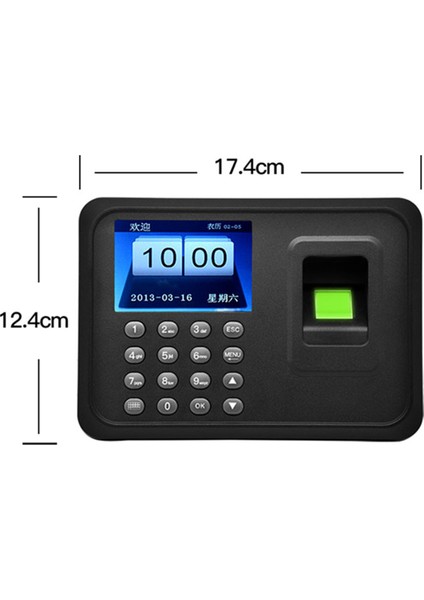 Parmak Izi Katılım Makinesi Biyometrik Katılım Sistemi 1000 Parmak Izi Kapasitesi Desteği USB Sürücüsü Ab Tak Indir (Yurt Dışından) fiyatları