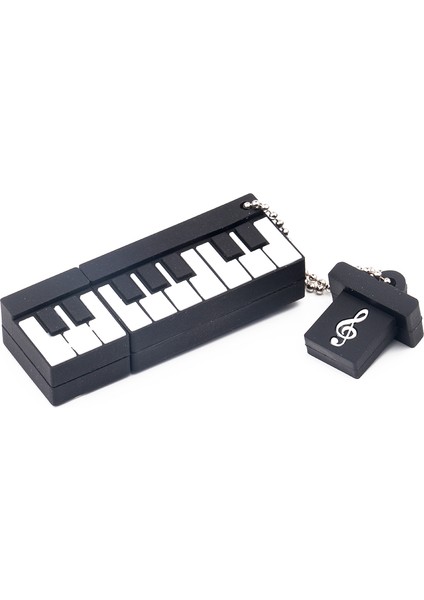 Pvc USB 2.0 Flash Sürücü Kalem Sürücüsü Pendrive USB Flash Sürücü Thumb Sürücü Mini Piyano (8gb) (Yurt Dışından)