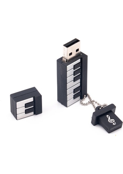 Pvc USB 2.0 Flash Sürücü Kalem Sürücüsü Pendrive USB Flash Sürücü Thumb Sürücü Mini Piyano (8gb) (Yurt Dışından)