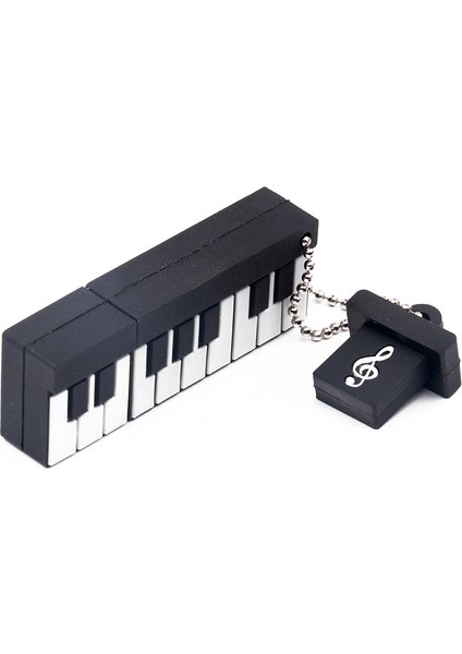Pvc USB 2.0 Flash Sürücü Kalem Sürücüsü Pendrive USB Flash Sürücü Thumb Sürücü Mini Piyano (8gb) (Yurt Dışından)