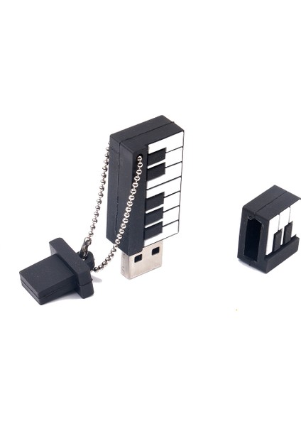 Pvc USB 2.0 Flash Sürücü Kalem Sürücüsü Pendrive USB Flash Sürücü Thumb Sürücü Mini Piyano (8gb) (Yurt Dışından)