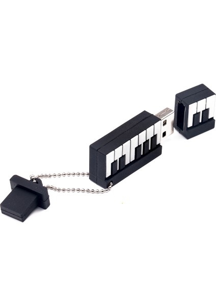 Pvc USB 2.0 Flash Sürücü Kalem Sürücüsü Pendrive USB Flash Sürücü Thumb Sürücü Mini Piyano (8gb) (Yurt Dışından)