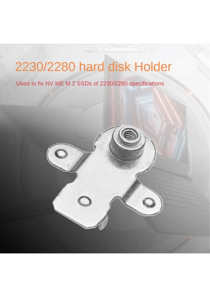 M.2 2280 SSD Sabit Disk Soğutucu Kapağı G15 5510 5511 5515 Oyun Dizüstü Bilgisayarı Için Montaj Braketi ile (Yurt Dışından)