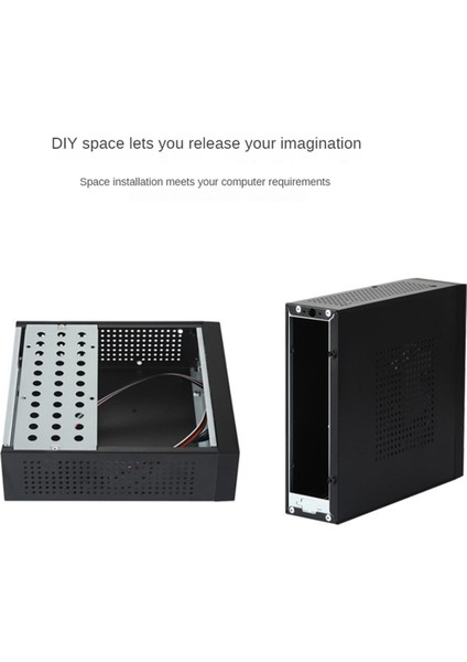 M06 Mini Masaüstü Kasa Mını-Itx Pc Kasası Ayak Standlı Çok Yönlü ve Verimli Endüstriyel Kontrol Kutusu (Yurt Dışından)