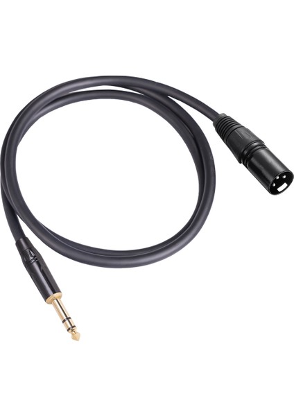 6.35 mm 1/4 Inç Erkek Xlr Erkek Ses Stereo Mikrofon Kablosu - Erkek Xlr Erkek Dengeli Hoparlör Mikrofon Kablosu, 3 Metre (Yurt Dışından)