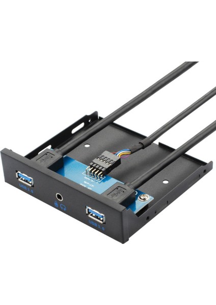 Usb3.0 Ses Ikisi Bir Arada Kulaklık Jakı Masaüstü Disket Sürücü Paneli (Yurt Dışından)