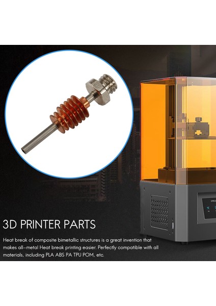 -Crazy Hotend Magnum 3D Yazıcı Parçaları Için Yedek Isı Tatili, Standart Akış Boğazı (Yurt Dışından) modelleri