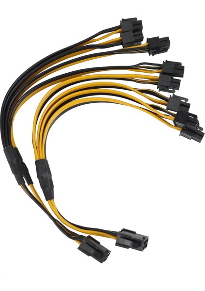2 Adet Pcı-E 6pin Dişi 4x Pcıe 6pin Gpu Grafik Kartı Ayırıcı Güç Kablosu 6pin To 6pin Güç Uzatma Kablosu Madenci Için (Yurt Dışından)