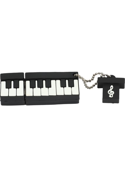 Pvc USB 2.0 Flash Sürücü Kalem Sürücüsü Pendrive USB Flash Sürücü Thumb Sürücü Mini Piyano (32GB) (Yurt Dışından)