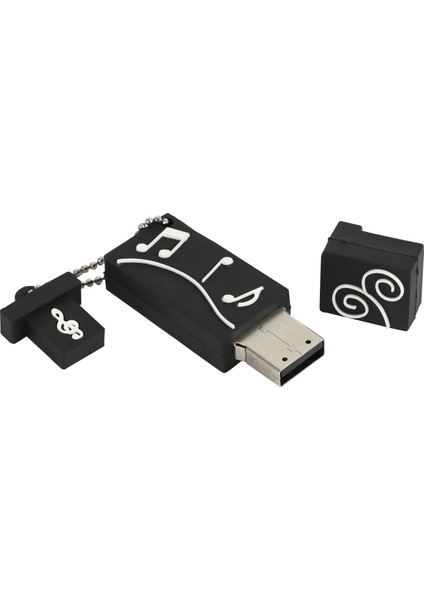 Pvc USB 2.0 Flash Sürücü Kalem Sürücüsü Pendrive USB Flash Sürücü Thumb Sürücü Mini Piyano (32GB) (Yurt Dışından)