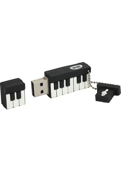Pvc USB 2.0 Flash Sürücü Kalem Sürücüsü Pendrive USB Flash Sürücü Thumb Sürücü Mini Piyano (32GB) (Yurt Dışından)