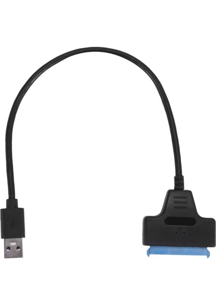 USB 3.0 - 2,5 Inç Sata Sabit Sürücü Adaptör Kablosu Sata - USB 3.0 Dönüştürücü-Siyah (Yurt Dışından)