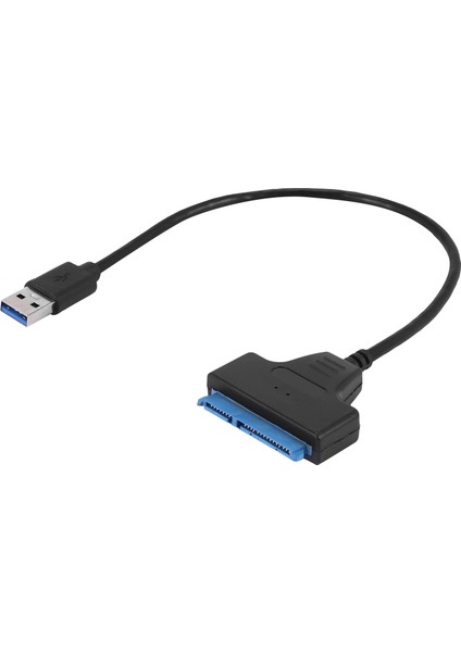 USB 3.0 - 2,5 Inç Sata Sabit Sürücü Adaptör Kablosu Sata - USB 3.0 Dönüştürücü-Siyah (Yurt Dışından)