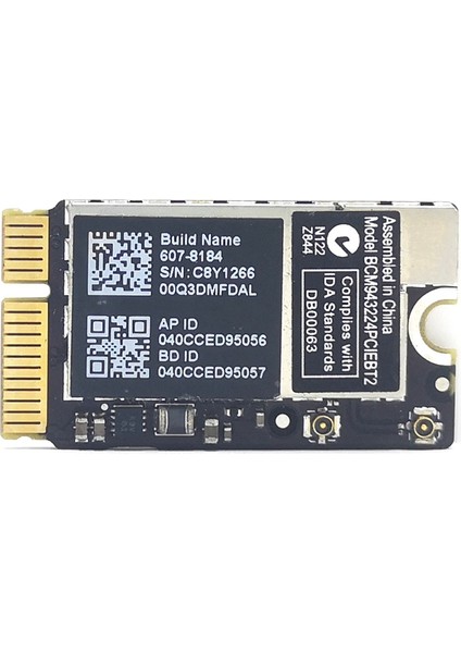 BCM943224PCIEBT2 Wifi Kartı Kablosuz 600 M 2.4 ve 5g Wifi Bluetooth Os Aır Için A1370 A1369 A1465 A1466 MC505 965 (Yurt Dışından)