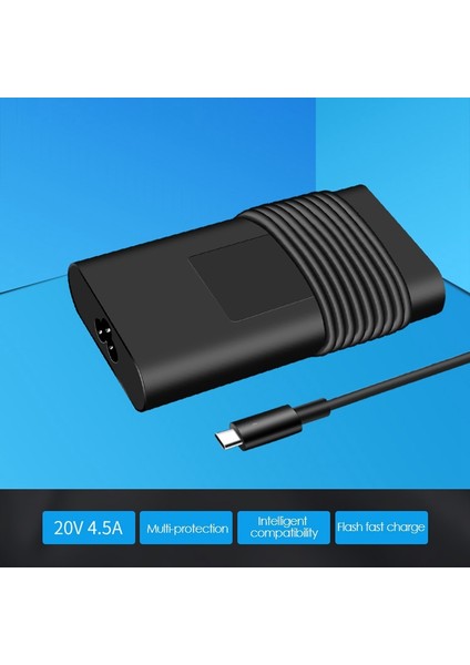 4. Nesil Tip-C 20V 4.5ALATITUDE 5280, 7280, 5285, 5289, 5470, 5480, 5580 Vb. Için 90W Dizüstü Bilgisayar Şarjı. Ab Tak (Yurt Dışından)