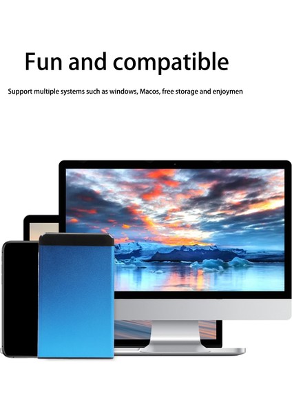 Harici Sabit Disk 120 GB HDD 2.5 Inç Taşınabilir Usb3.0 Harici Depolama Mobil Sabit Disk Pc Masaüstü Dizüstü Için Gümüş (Yurt Dışından) fiyatları