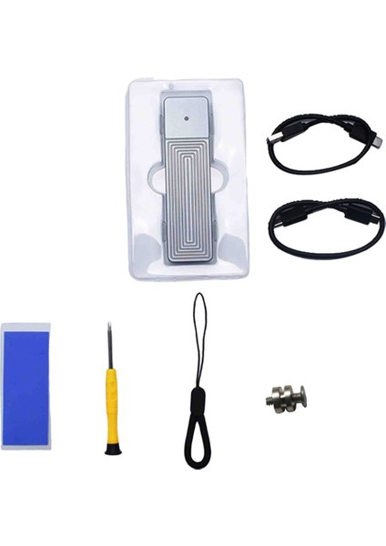 Alüminyum Alaşımlı M.2 Kasa Tip-C USB 3.2 Arayüzü 10 Gbps Nvme JMS583 Çift Kablolu Tek Anlaşma (Yurt Dışından)