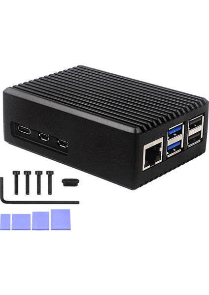 Pi 5 Isı Dağıtımı Koruyucu Kılıf Için 5 Kasa Alüminyum Pasif Soğutma Kutusu Muhafazası Için (Yurt Dışından)