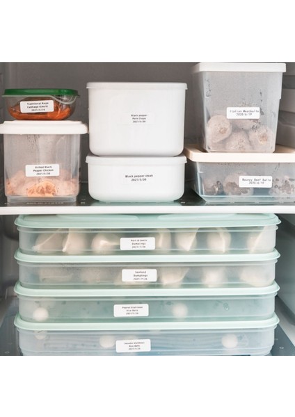 D30 Etiket Yazıcısına Uygun Beyaz Kendinden Yapışkanlı Etiket Kağıdı (12MM x 50MM) Etiket/rulo, 3 Rulo (Yurt Dışından) modelleri