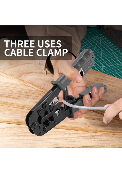 Presleme Için 8p ve 6p ve 4p Kristal Kafa RJ45 /cat5 / Cat6 Çok Fonksiyonlu Ağ Kablosu Pensesi ile Test Cihazı Özellikleri (Yurt Dışından) fiyatları