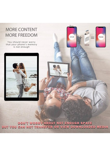 USB Flash Sürücü USB Flash Bellek 3'ü 1 Arada Pendrive 3.0 Android / Tablet / Pc / Dizüstü Bilgisayar (16G) Için USB Flash Sürücü (Yurt Dışından)