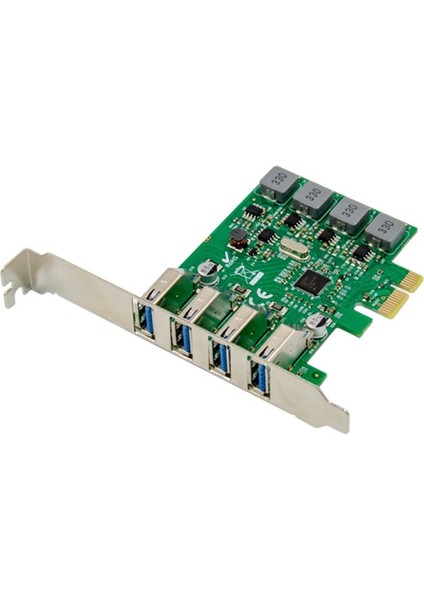 Pcı-E NEC720201 Dört Bağlantı Noktalı USB 3.0 Süper Yüksek Hızlı Genişletme Kartı 5V/3A/PORT Kendinden Güç Alan Pc Için (Yurt Dışından)