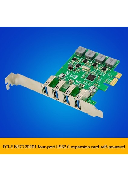 Pcı-E NEC720201 Dört Bağlantı Noktalı USB 3.0 Süper Yüksek Hızlı Genişletme Kartı 5V/3A/PORT Kendinden Güç Alan Pc Için (Yurt Dışından) fiyatları