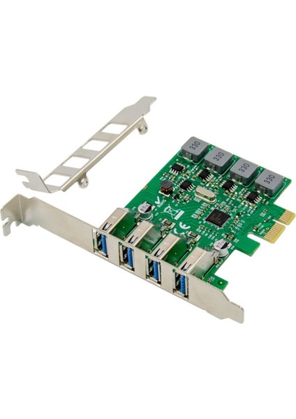 Pcı-E NEC720201 Dört Bağlantı Noktalı USB 3.0 Süper Yüksek Hızlı Genişletme Kartı 5V/3A/PORT Kendinden Güç Alan Pc Için (Yurt Dışından) modelleri