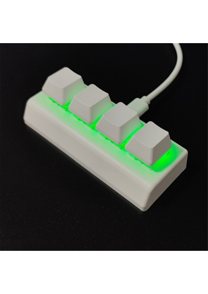 4 Tuşlu Programlanabilir Tuş Takımı Kırmızı Anahtar Ctrl Cv Enter Mini Mekanik Klavye Desteği Nkro Oyun Ofisi Için Beyaz A (Yurt Dışından) modelleri