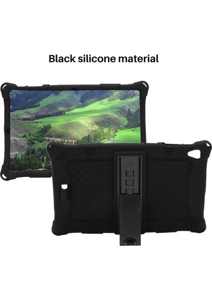 IPLAY40 Tablet Için Koruma Kılıfı 10.4 Inç Silikon Kılıf Kalemli Ayarlanabilir Tablet Standı (Siyah) (Yurt Dışından)