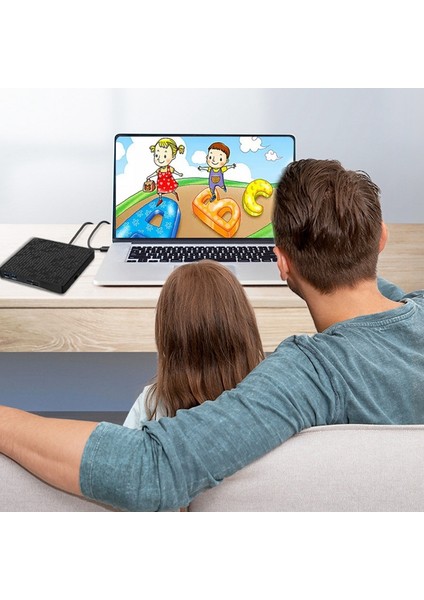Harici DVD Sürücüsü USB 3.0 Type-C Windows Linux Dizüstü Bilgisayar Için Taşınabilir Hub Burner Cd/dvd Sürücüsü (Yurt Dışından)