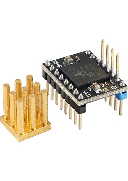 TMC5161 V1.0 Spı Step Motor Sürücü Yüksek Güç 3D Yazıcı Parçaları Nema 17 23 Motor Için 3.5A Stepstick Dilsiz Sürücü (Yurt Dışından)