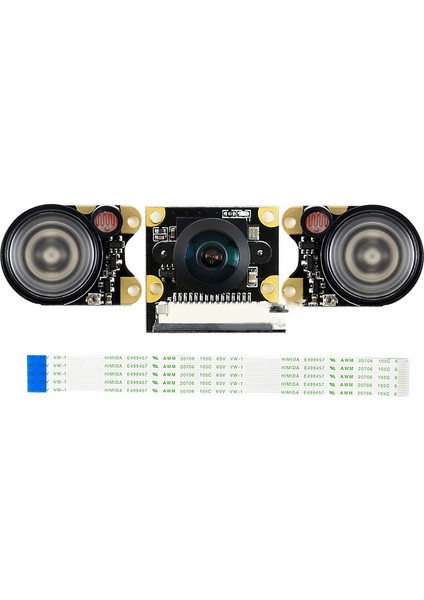 Nano Kızılötesi Gece Görüşü Için 8mp Kamera Modülü IMX219 160 Derece Fov 3280 x 2464 Kamera, 15 cm Esnek Düz Kablo ile (Yurt Dışından)