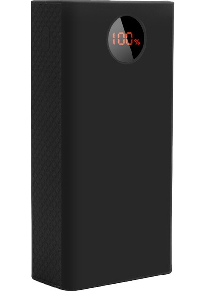 PEA40 Için Taşınabilir Güç Bankası Koruyucu Kılıf 40000MAH Güç Bankası Silikon Kılıf (Siyah) (Yurt Dışından)