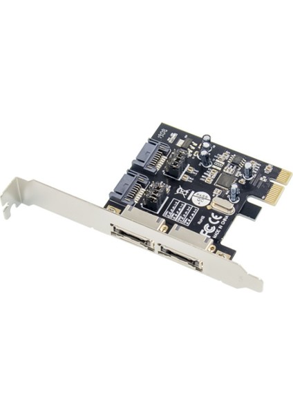 Pcı-E X1 ASM1061 Sata 3.0 Genişletme Kartı 2 Kanallı Sata 6g Sabit Sürücü Dönüştürme Kartı (Yurt Dışından) fiyatları