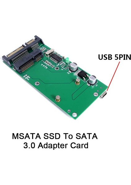 Msata Ssd'den Sata 3.0 Adaptör Dönüştürücü Kartına Mini USB Arayüzü (Yurt Dışından)