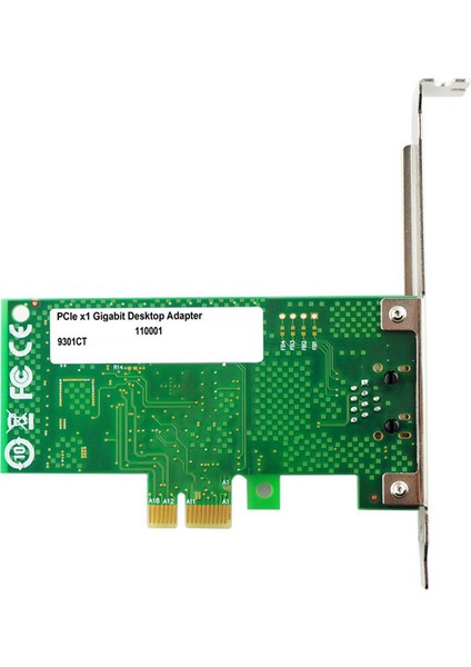 9301CT Pcıex1 Gigabit Tek Elektrik Bağlantı Noktası Sunucu Ağ Kartı 82574L Çip Kablolu Bilgisayar Ağ Kartı (Yurt Dışından)