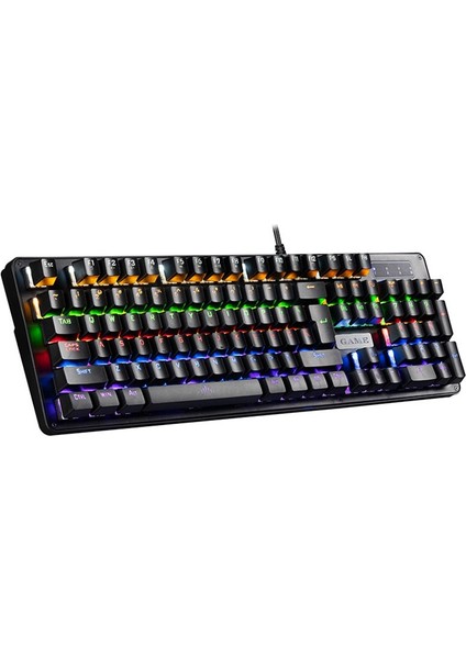 Oyun Klavyesi Mekanik Klavye Rgb Mix Arkadan Aydınlatmalı 104 Tuşlar Yeşil Eksen Klavye Pubg: Go Oyun Dizüstü Bilgisayar (Yurt Dışından) fiyatları